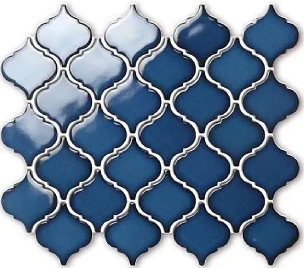 Small Lantern Blue Glossy 10" x 12" BHWA08060 Centura Other Mosaic Tiles