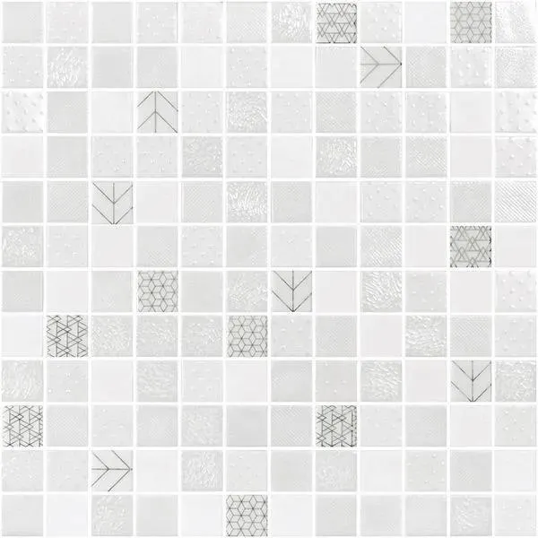 Boreal Lyra 12" x 12" 2003814 Centura Square Mosaic Tiles