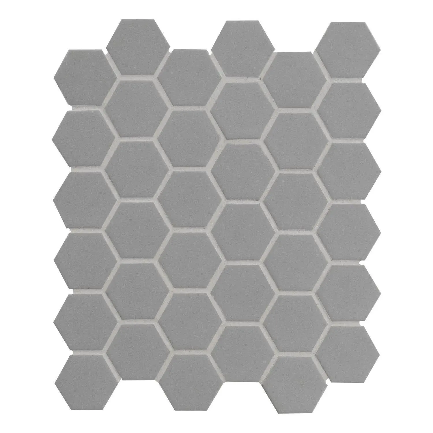 Retro Gray-Light Hexagon Matte 11-3/4" x 14" SMOT-PT-RETGRA-2HEX MSI Surfaces Hexagon Mosaic Tiles
