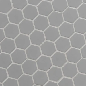 Image 3 of Retro Gray-Light Hexagon Matte 11-3/4" x 14" SMOT-PT-RETGRA-2HEX MSI Surfaces Hexagon Mosaic Tiles sold at Floors & Baths Pro's