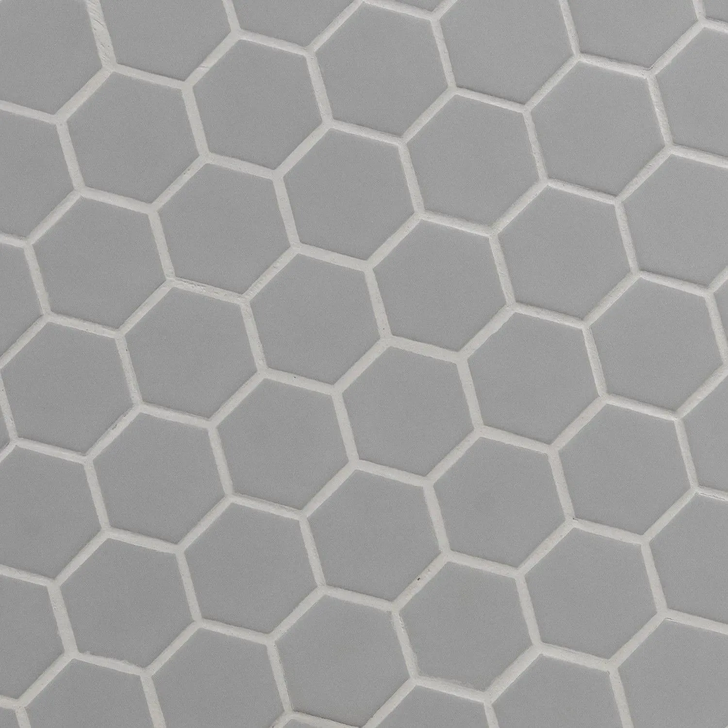 Retro Gray-Light Hexagon Matte 11-3/4" x 14" SMOT-PT-RETGRA-2HEX MSI Surfaces Hexagon Mosaic Tiles