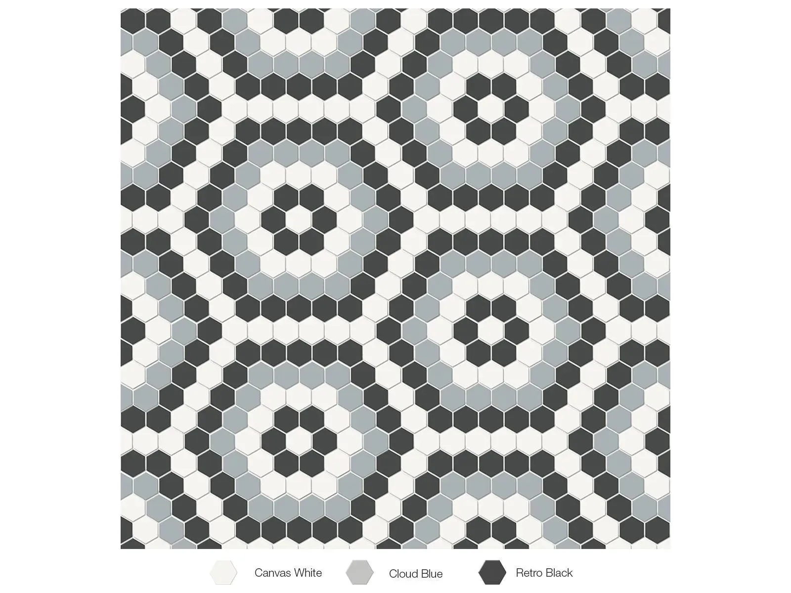 Soho Dawn Blend Matte 8-1/4" x 14" 4501-0556-0 Anatolia Hexagon Mosaic Tiles