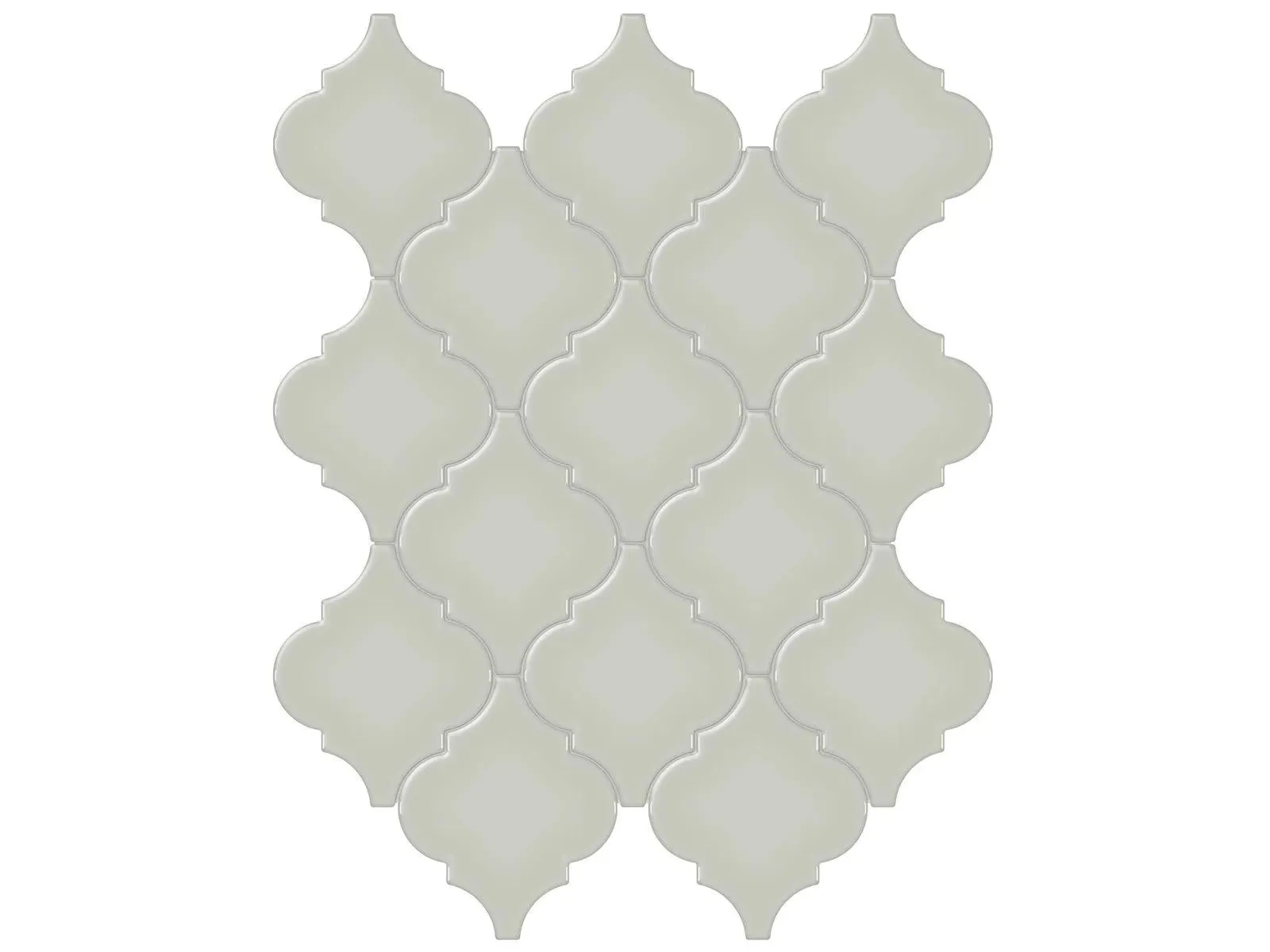 Soho Soft Sage Glossy 10" x 13" 4501-0478-0 Anatolia Other Mosaic Tiles