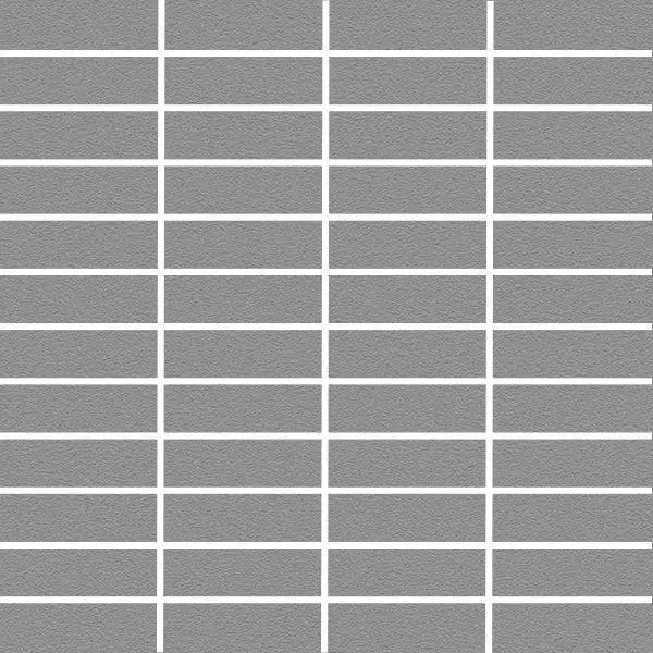 Plain Techno Slate Grey Rectangle Matte 12" x 12" MBU1314 Centura Square Mosaic Tiles