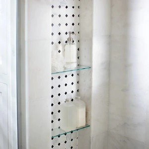 Image 2 of Greecian White-Cool Polished 12" x 12" THDW1-SH-GWO MSI Surfaces Other Mosaic Tiles sold at Floors & Baths Pro's