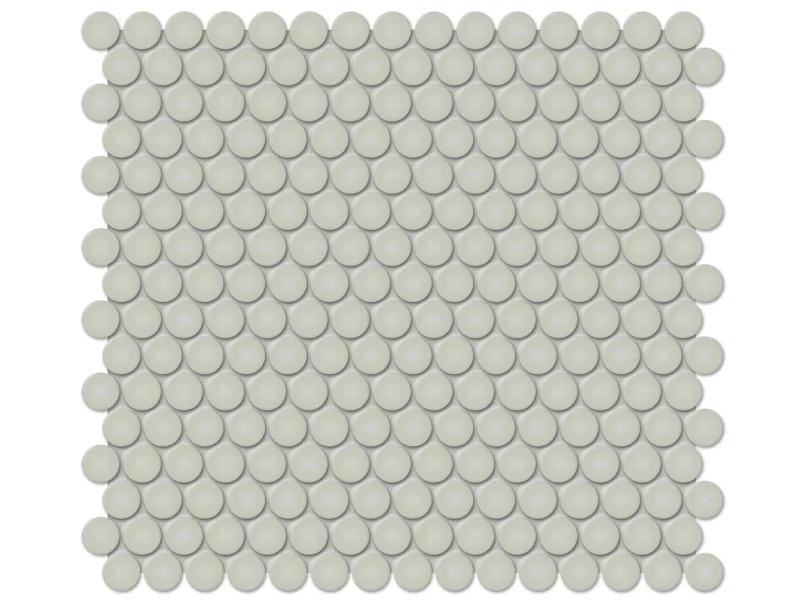 Soho Soft Sage Glossy 11" x 12" 4501-0433-0 Anatolia Circle Mosaic Tiles