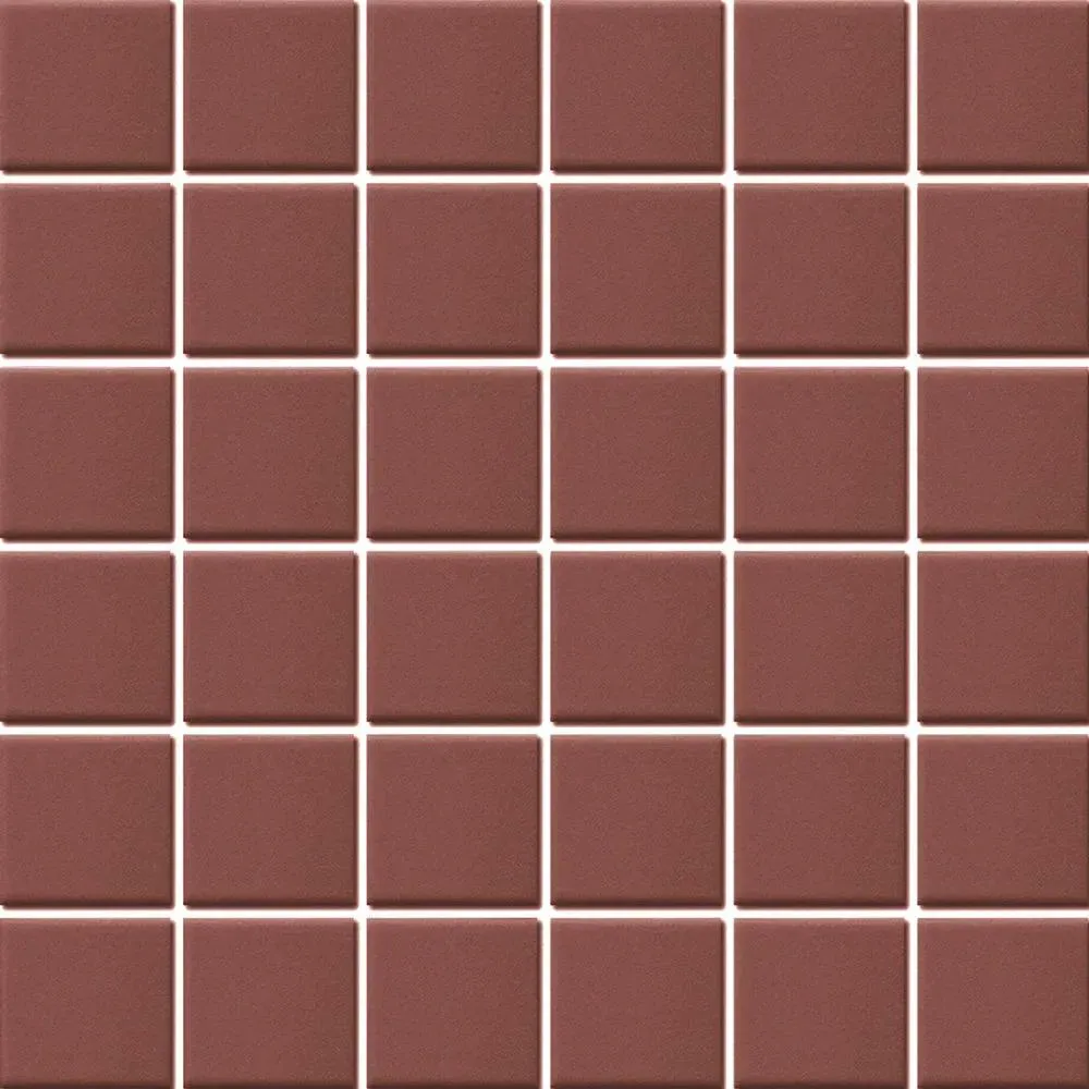 Classic / Techno Rouge Matte 12" x 12" HP04029A Centura Square Mosaic Tiles