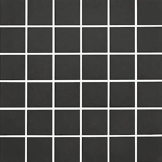 Plain Techno Charcoal Square Matte 12" x 12" MBU22103 Centura Square Mosaic Tiles