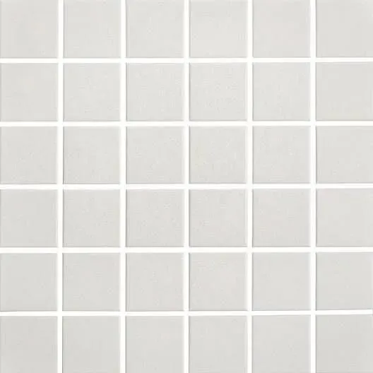 Plain Glaze White Satin 12" x 12" HP6570 Centura Square Mosaic Tiles