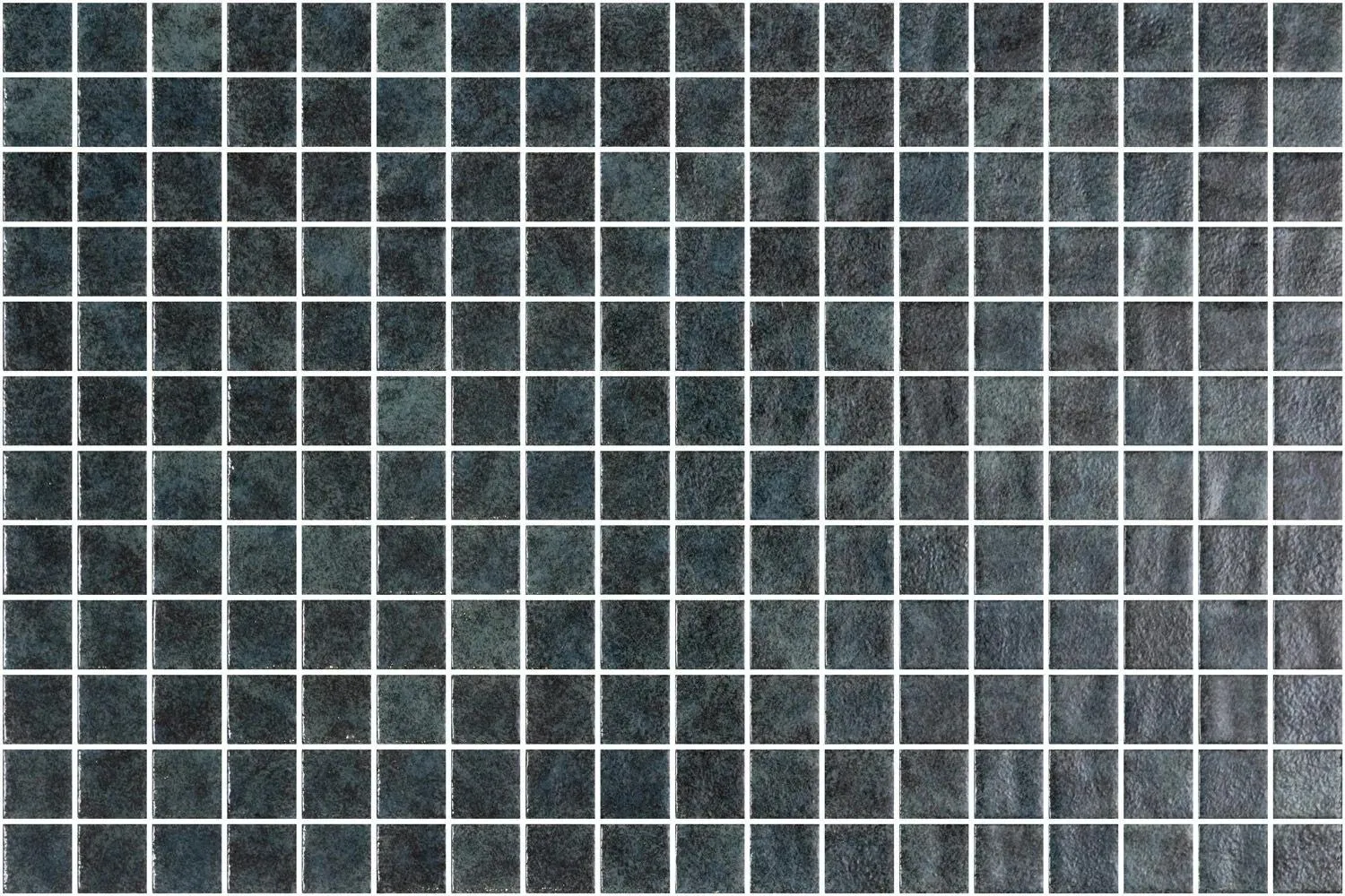 Aquastyle Matte Nieve Verde Oscuro 12" x 18" 2003880 Centura Square Mosaic Tiles