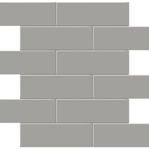 Soho Cement Chic Glossy 12" x 12" 4501-0499-0 Anatolia Rectangle Mosaic Tiles | Floors & Baths Pro's