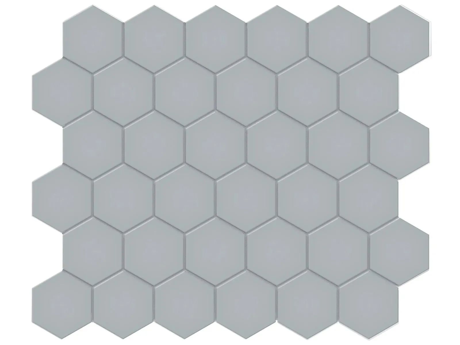 Soho Cloud Blue Matte 11" x 12" 4501-0462-0 Anatolia Hexagon Mosaic Tiles