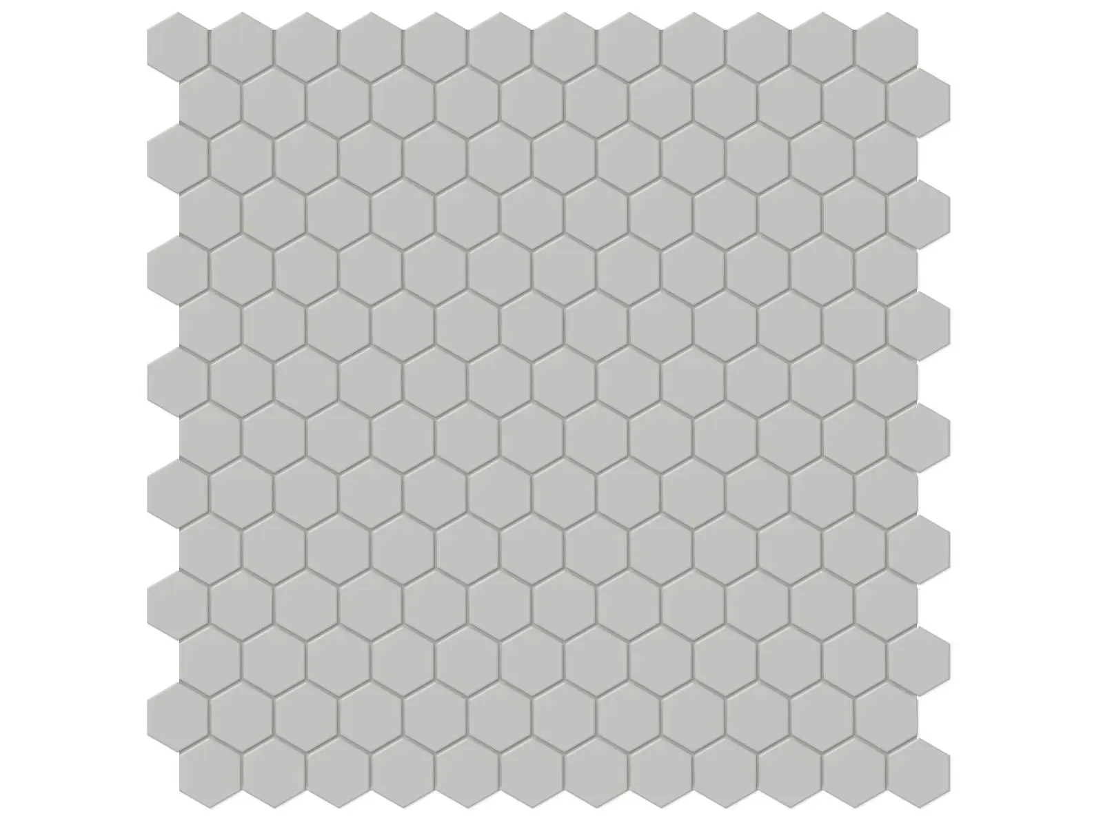 Soho Loft Grey Matte 12" x 12" 4501-0447-0 Anatolia Hexagon Mosaic Tiles