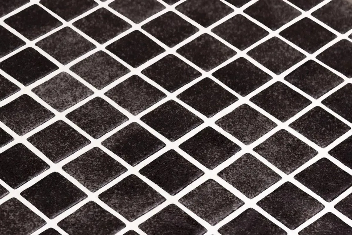 Nieve 25150 Glossy Negro 12-1/4" x 18-3/8" 2000084 Centura Square Mosaic Tiles