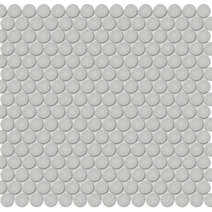 Soho Loft Grey Matte 11" x 12" 4501-0439-0 Anatolia Circle Mosaic Tiles | Floors & Baths Pro's