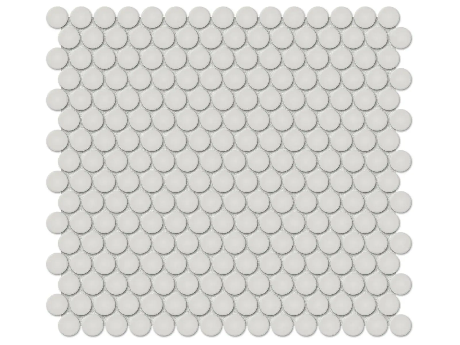Soho Halo Grey Matte 11" x 12" 4501-0438-0 Anatolia Circle Mosaic Tiles