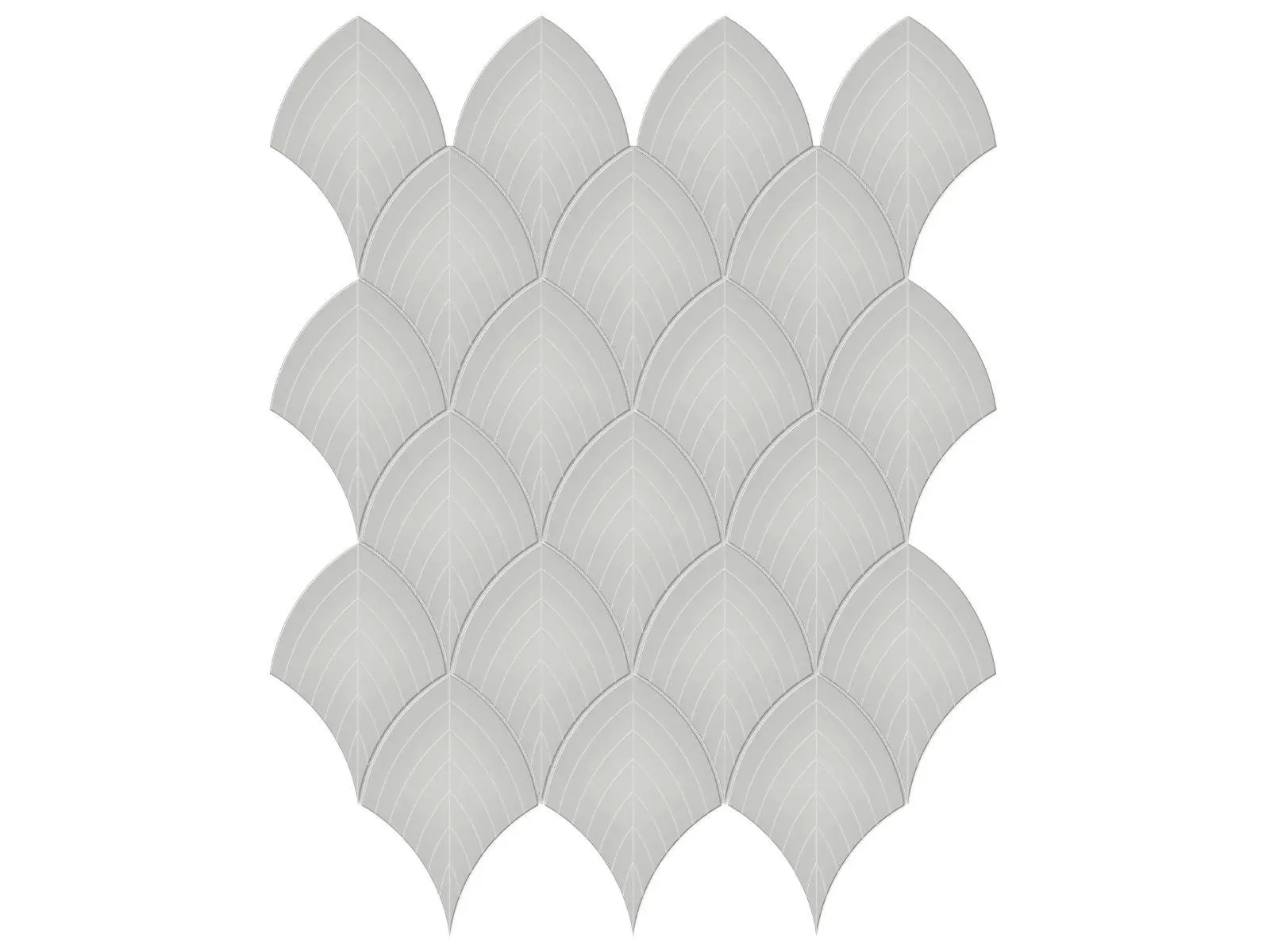 Soho Loft Grey Glossy 11" x 13" 4501-0516-0 Anatolia Mosaic Tiles