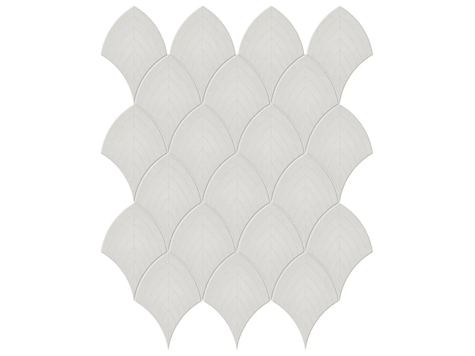 Soho Halo Grey Glossy 11" x 13" 4501-0515-0 Anatolia Mosaic Tiles