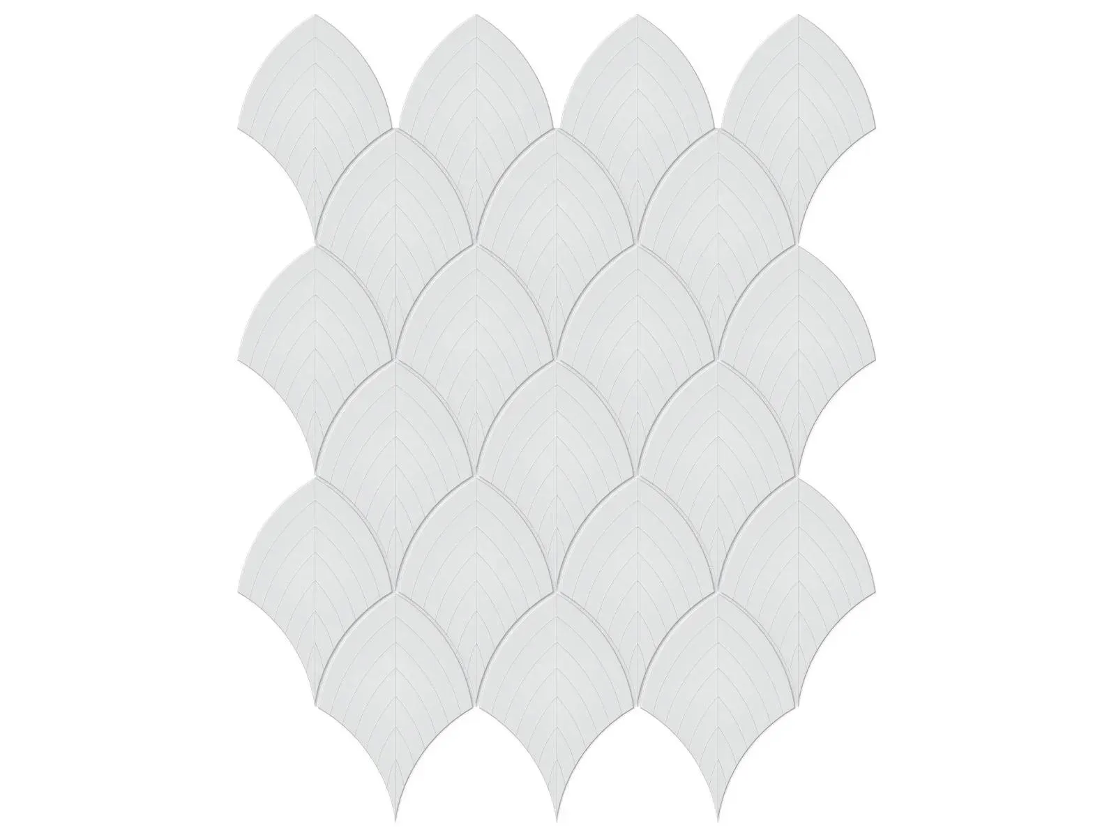 Soho Gallery Grey Glossy 11" x 13" 4501-0514-0 Anatolia Mosaic Tiles