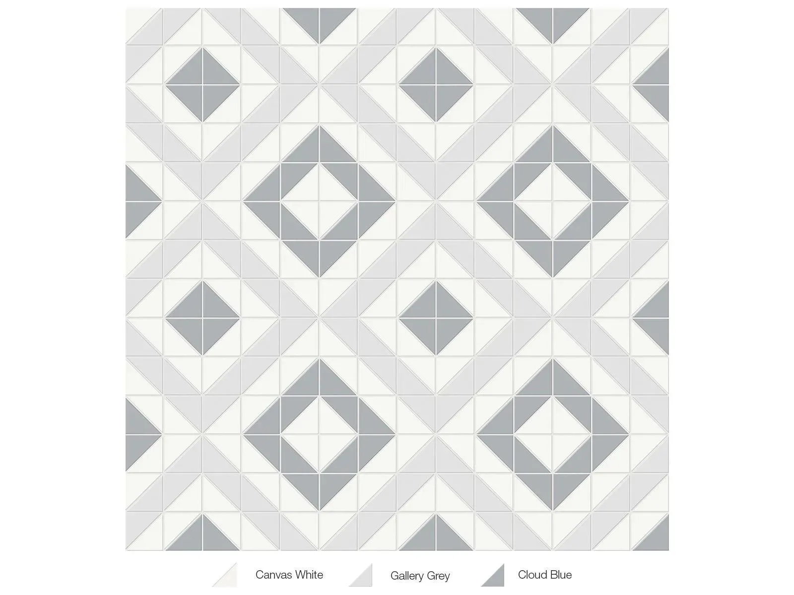 Soho Afternoon Matte 10" x 10" 4501-0548-0 Anatolia Square Mosaic Tiles