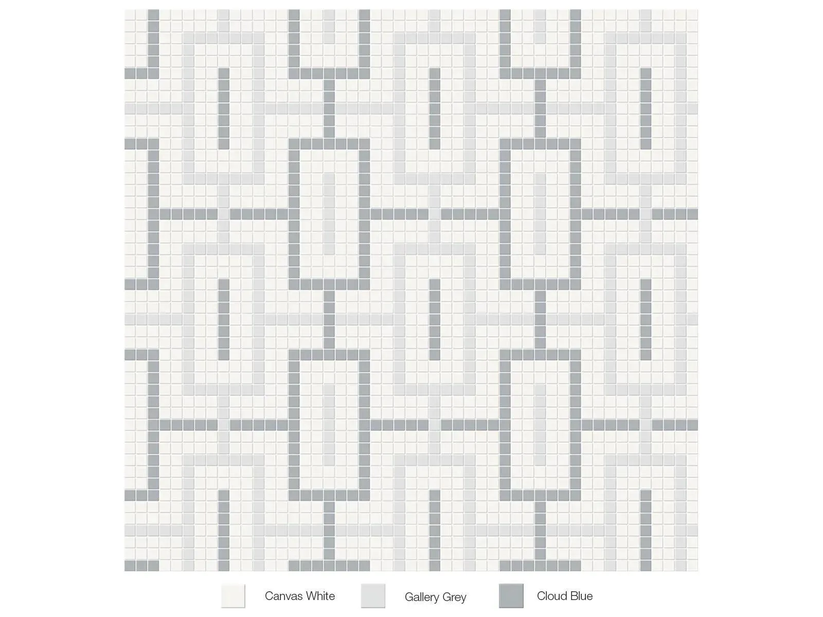 Soho Afternoon Matte 11" x 11" 4501-0543-0 Anatolia Square Mosaic Tiles