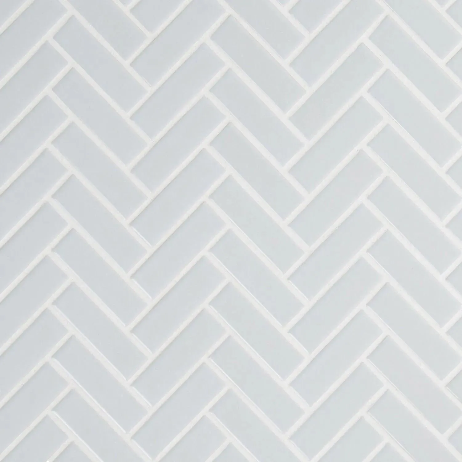 Retro Herringbone Gray-Light Glossy 12-3/4" x 13" SMOT-PT-RETGRA-HB MSI Surfaces Rectangle Mosaic Tiles