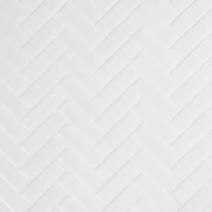 Image 2 of Retro Bianco White-Cool Glossy 12-3/4" x 13" SMOT-PT-RETBIA-HB MSI Surfaces Rectangle Mosaic Tiles sold at Floors & Baths Pro's