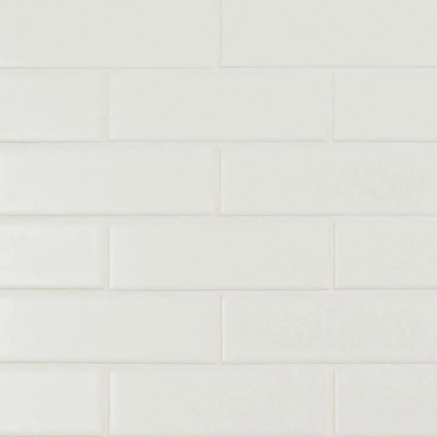 Retro Brick White-Cool Matte 11" x 14-1/2" SMOT-PT-RETBIA-2X6 MSI Surfaces Rectangle Mosaic Tiles