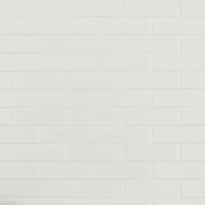 Image 3 of Retro Brick White-Cool Matte 11" x 14-1/2" SMOT-PT-RETBIA-2X6 MSI Surfaces Rectangle Mosaic Tiles sold at Floors & Baths Pro's