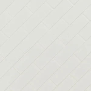 Image 4 of Retro Brick White-Cool Matte 11" x 14-1/2" SMOT-PT-RETBIA-2X6 MSI Surfaces Rectangle Mosaic Tiles sold at Floors & Baths Pro's