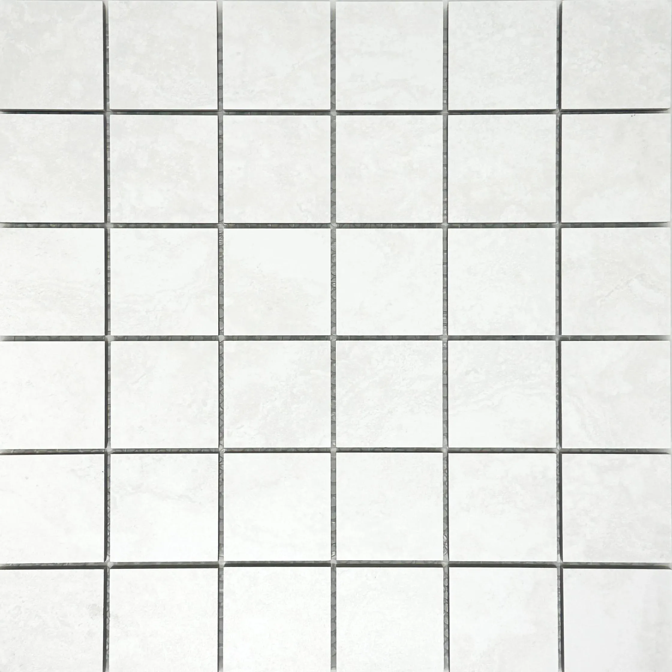 Marmo White Travertine Honed 12" x 12" MARWTRMOS2SR Italbec Italbec Square Mosaic Tiles