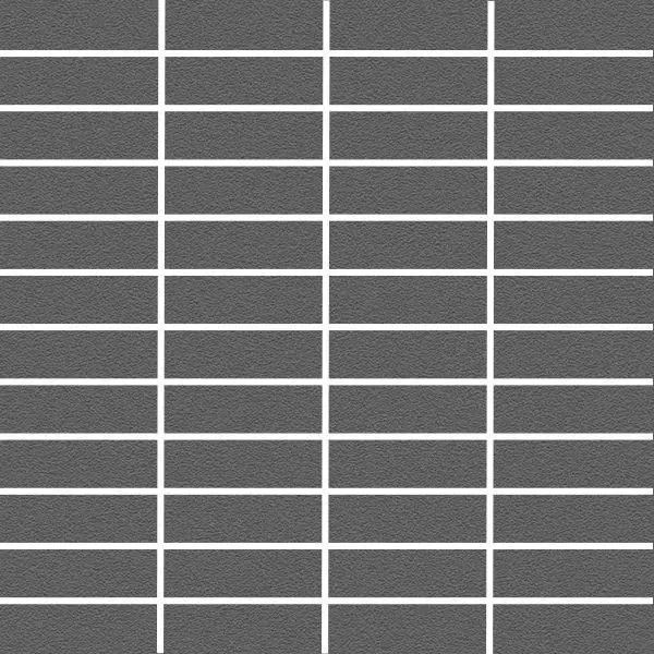 Plain Techno Charcoal Rectangle Matte 12" x 12" MBU13103 Centura Square Mosaic Tiles