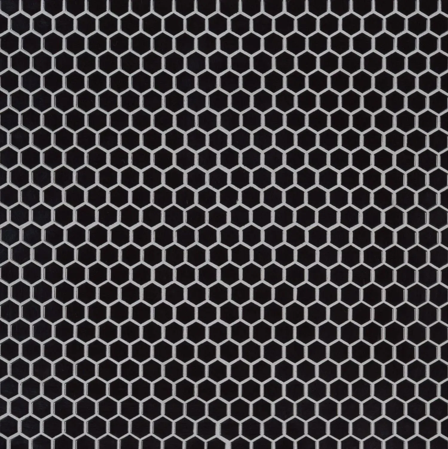 Retro Nero Black Hexagon Glossy 10-1/2" x 12" SMOT-PT-RETNERO-1HEXG MSI Surfaces Hexagon Mosaic Tiles