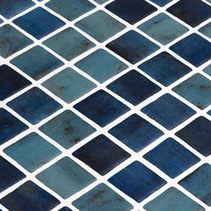 Image 2 of Vanguard Matte Forest Blue 12-1/4" x 12-1/4" 2003960 Centura Square Mosaic Tiles sold at Floors & Baths Pro's