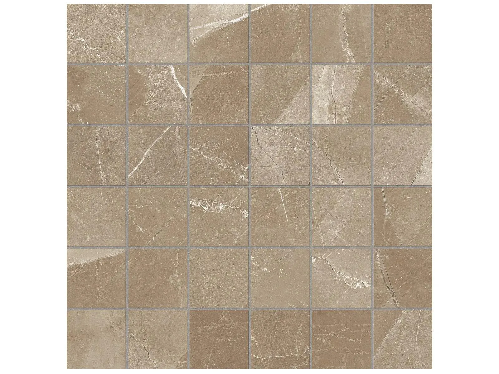 Classic Pulpis Moca Matte 12" x 12" 4501-0068-0 Anatolia Square Mosaic Tiles