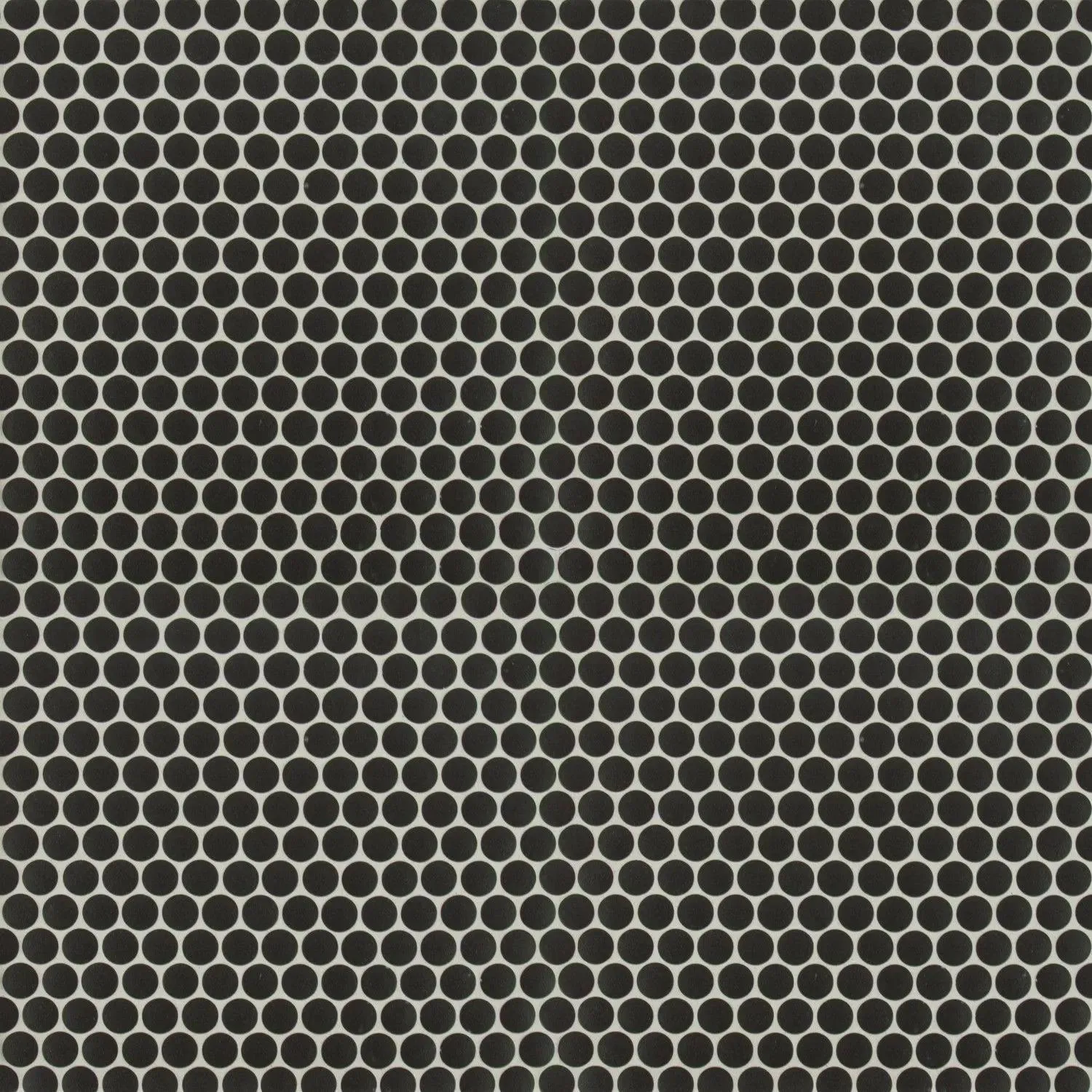 Penny Round Black Glossy 12-1/2" x 13-1/2" SMOT-PT-PENRD-NERO MSI Surfaces Circle Mosaic Tiles