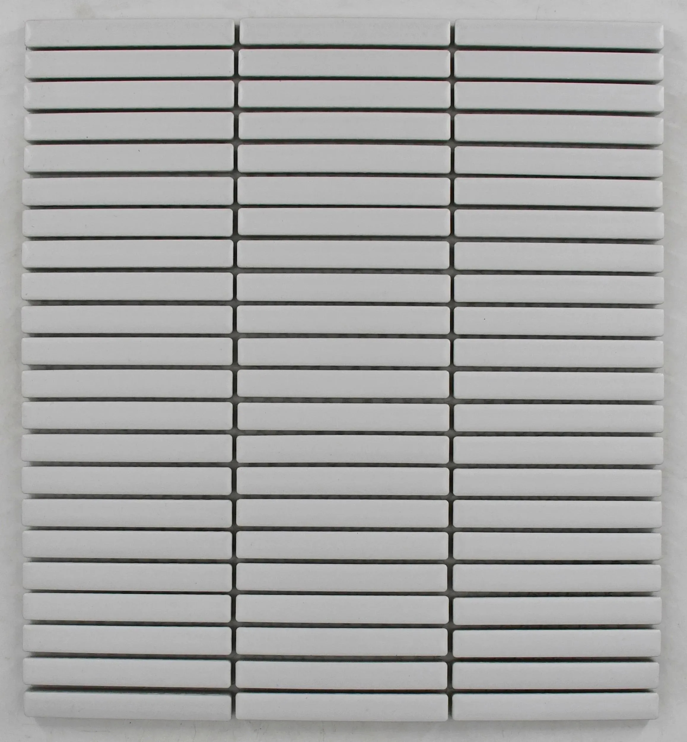 Maya Glacier Matte 12" x 12" MAYGLALINSMOS0104M Italbec Italbec Rectangle Mosaic Tiles