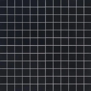 Image 2 of Domino Black Matte 12" x 12" SMOT-PT-RETNERO-2X2M MSI Surfaces Square Mosaic Tiles sold at Floors & Baths Pro's