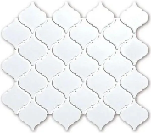Small Lantern White Matte 10" x 12" HWA6570 Centura Other Mosaic Tiles