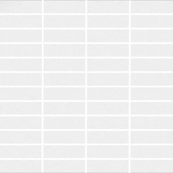 Plain Techno White Rectangle Matte 12" x 12" MBU1329 Centura Square Mosaic Tiles