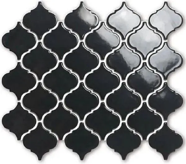 Small Lantern Black Glossy 10" x 12" HWA6421 Centura Other Mosaic Tiles