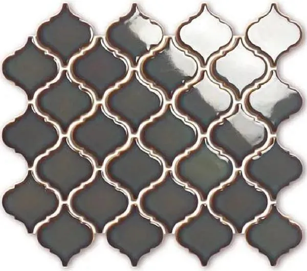 Small Lantern Brown Glossy 10" x 12" BHWA06018 Centura Other Mosaic Tiles