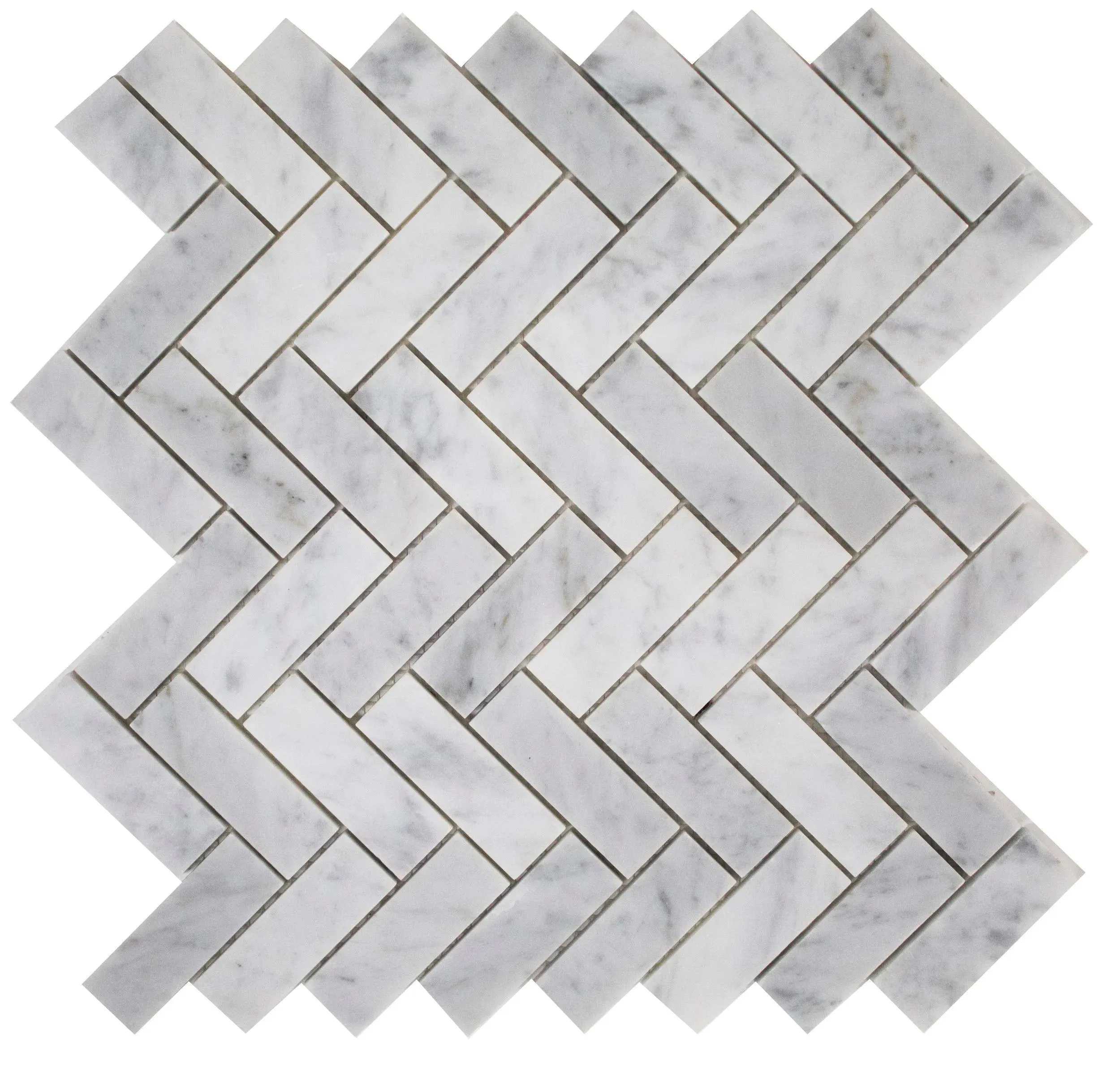 Grey Matte 12" x 12" ES-029 Mono Serra Mono Serra Rectangle Mosaic Tiles