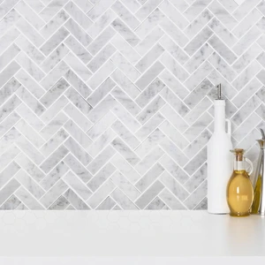 Image 2 of Grey Matte 12" x 12" ES-029 Mono Serra Mono Serra Rectangle Mosaic Tiles sold at Floors & Baths Pro's