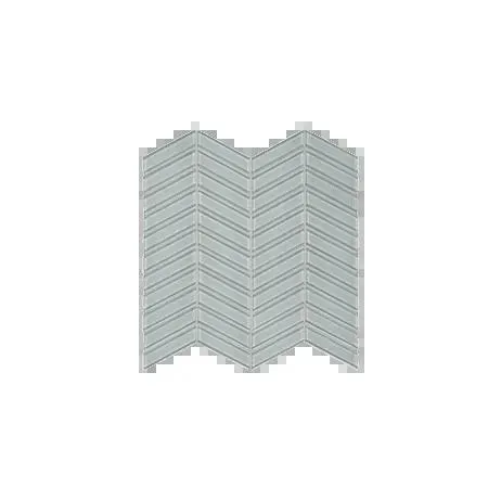 Chevron Element Cloud Glossy 12" x 12" 3001-0027-0 Anatolia Rectangle Mosaic Tiles
