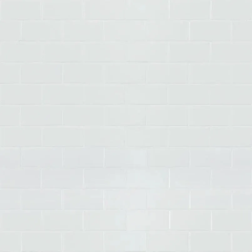 White Matte 11-7/32" x 11-15/32" SMOT-PT-RETBIA-2X4M MSI Surfaces Rectangle Mosaic Tiles