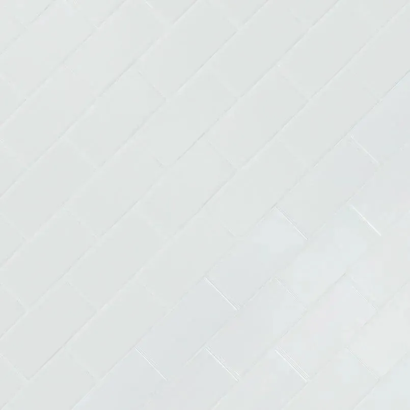 White Matte 11-7/32" x 11-15/32" SMOT-PT-RETBIA-2X4M MSI Surfaces Rectangle Mosaic Tiles