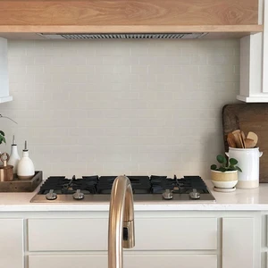 Image 4 of White Matte 11-7/32" x 11-15/32" SMOT-PT-RETBIA-2X4M MSI Surfaces Rectangle Mosaic Tiles sold at Floors & Baths Pro's