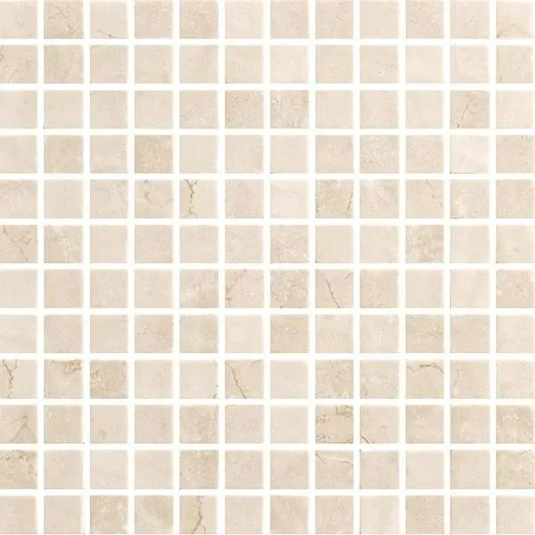 Square Ecostone Matte Crema Marfil 12" x 12" ESTCRMA12 Centura Square Mosaic Tiles