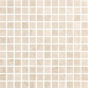 Image 2 of Square Ecostone Matte Crema Marfil 12" x 12" ESTCRMA12 Centura Square Mosaic Tiles sold at Floors & Baths Pro's